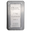 Picture of 1kg ABC Platinum Minted Bar