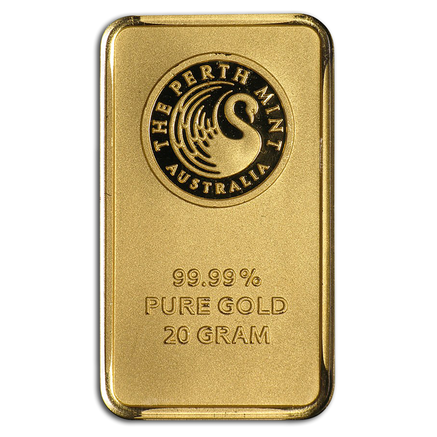 duft Banke skive Perth Mint | 20g Gold Minted Bar | Gold Coast Bullion | Gold Coast Bullion  | Local Gold Silver Dealer