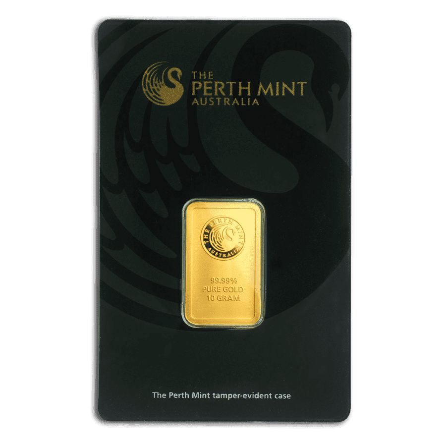 Picture of 10g Perth Mint Gold Minted Bar