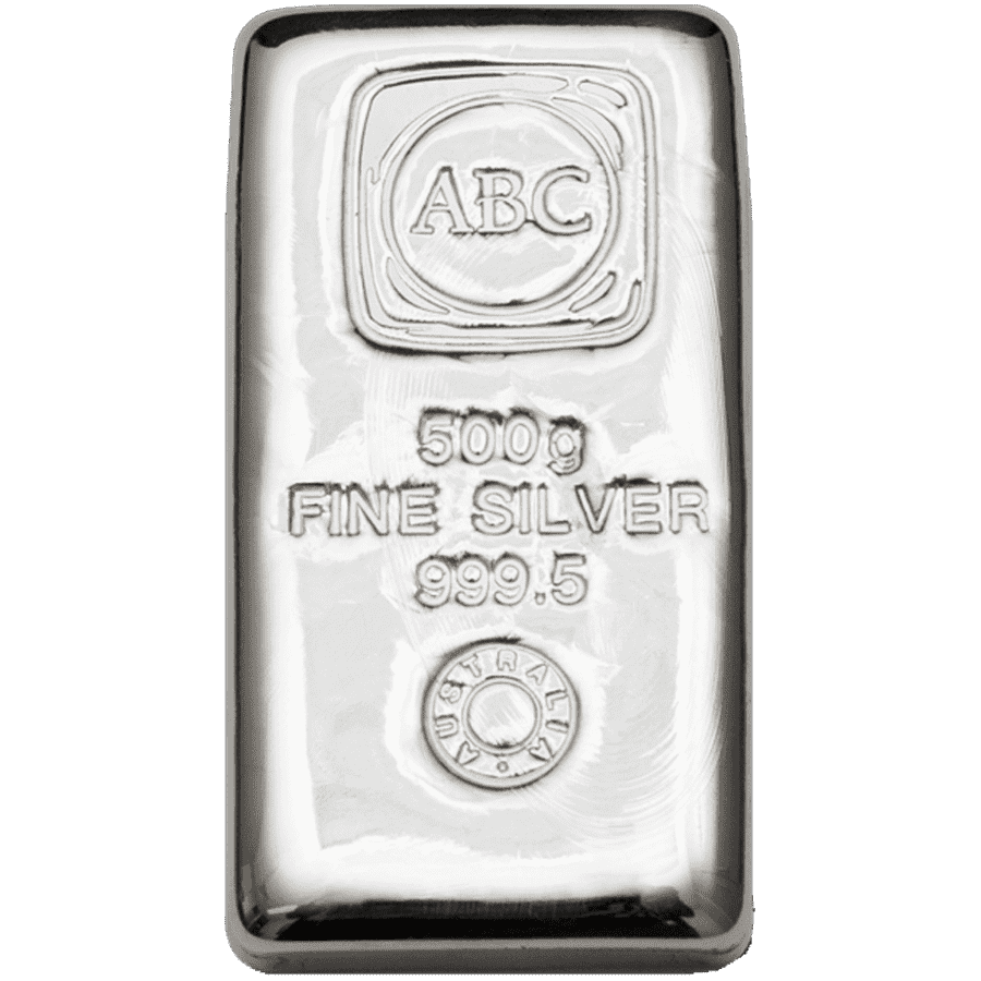Picture of 500g ABC Silver Cast Bar