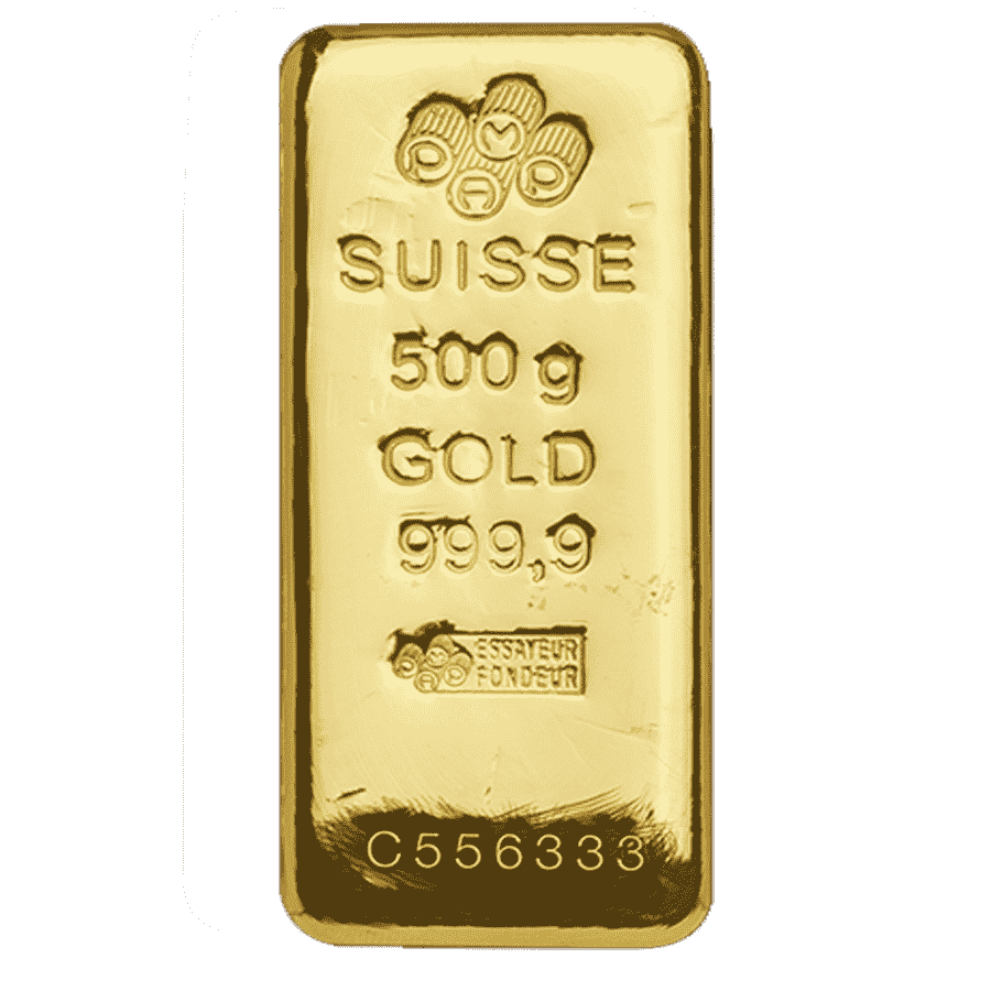 Picture of 500g PAMP Suisse Gold Cast Bar