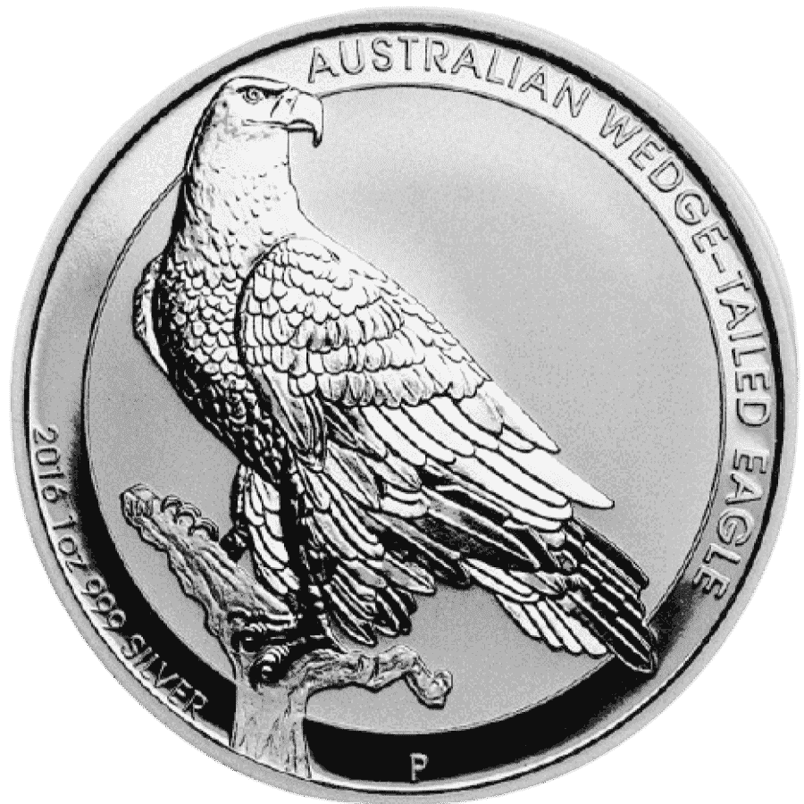 Picture of 2016 Australian 1oz Silver Wedge-Tailed Eagle High Relief Proof Coin in Presentation Box