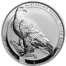 Picture of 2016 Australian 1oz Silver Wedge-Tailed Eagle High Relief Proof Coin in Presentation Box
