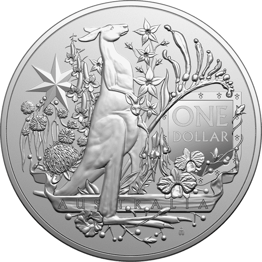 Picture of 2021 1oz Royal Australian Mint Coat of Arms Silver Coin