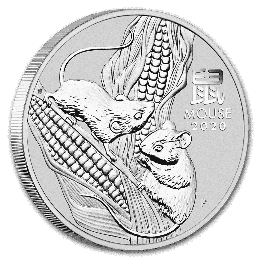 Picture of 2020 1oz Lunar Mouse Silver Coin