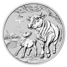 Picture of 2021 1oz Lunar Ox Silver Coin