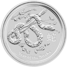 Picture of 2013 1oz Lunar Snake Silver Coin