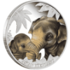 Picture of 2014 Australian 1/2oz Silver Mother's Love Elephant Proof Coin in Presentation Box