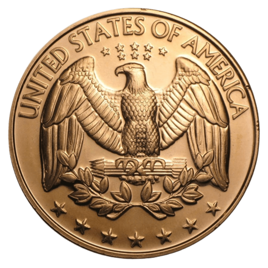 Picture of 1 oz Copper Round - U.S. Quarter