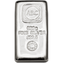 Picture of 500g ABC Silver Cast Bar