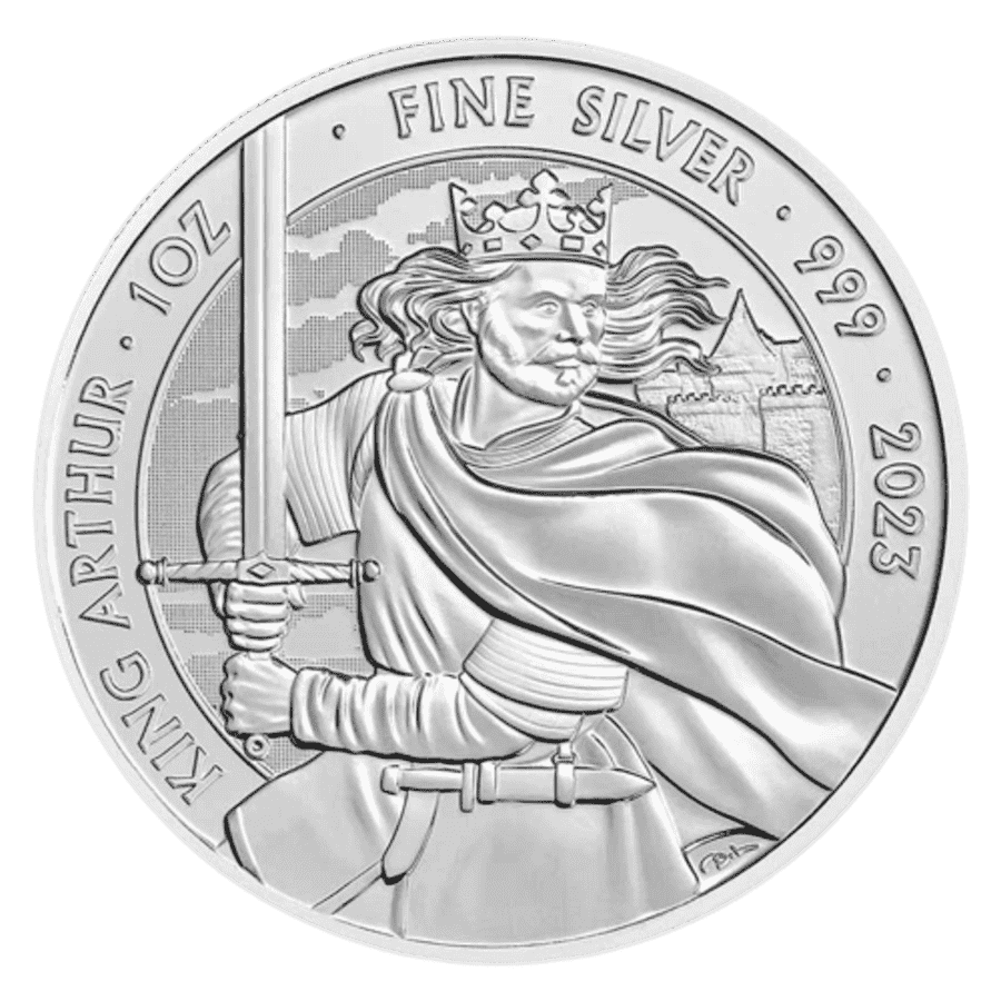 Picture of 2023 1oz Myths and Legends King Arthur Silver Coin
