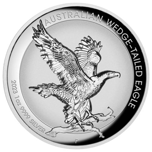 Picture of 2023 1oz Wedge-Tailed Eagle Silver Incused Coin in Presentation Box