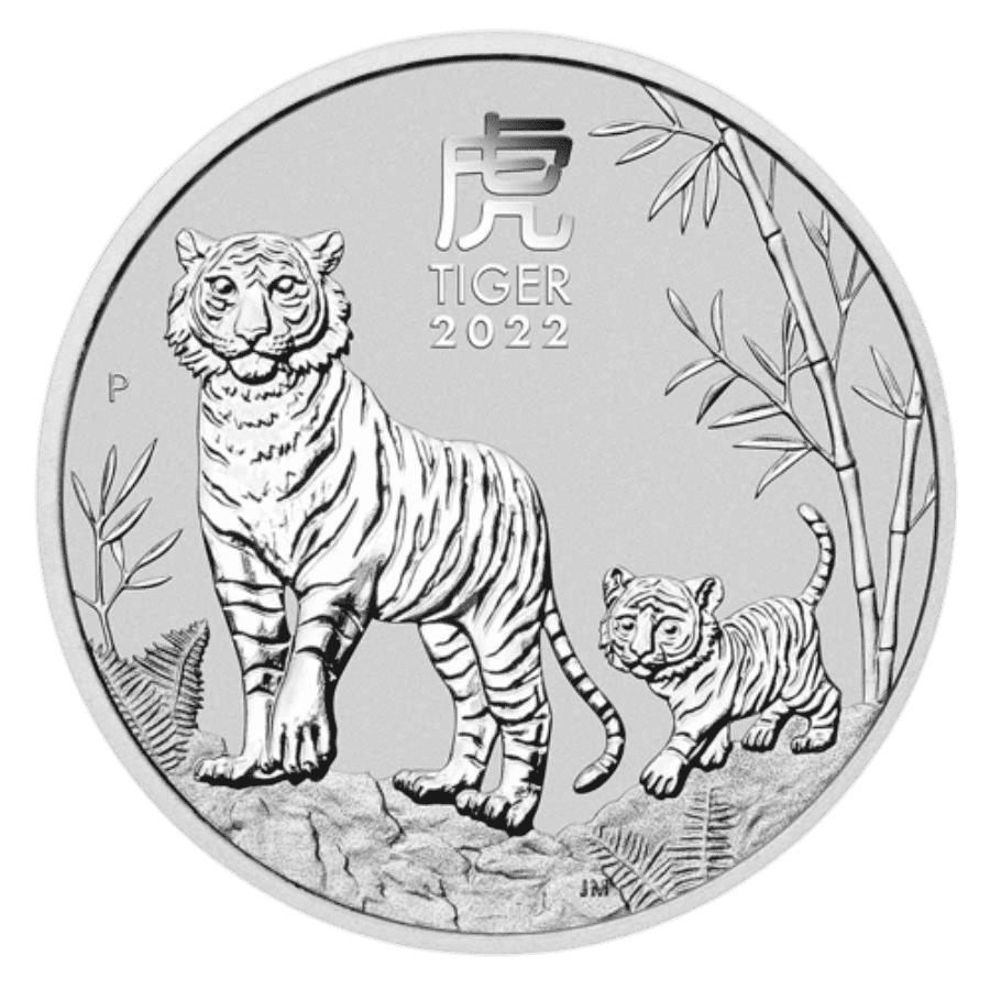 Picture of 2022 1kg Lunar Tiger Silver Coin