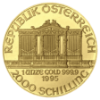 Picture of 1995 1oz Austrian Philharmonic Gold Coin