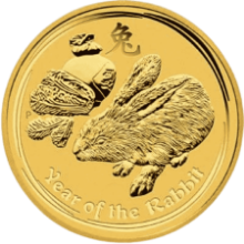 Picture of 2011 1oz Lunar Series II Year of The Rabbit Gold Coin