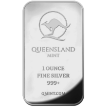 Picture of 1oz Queensland Mint Kangaroo Silver Bar - MINI Duo Strike with Ultra Shine