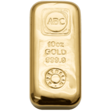 Picture of 10oz ABC Gold Cast Bar