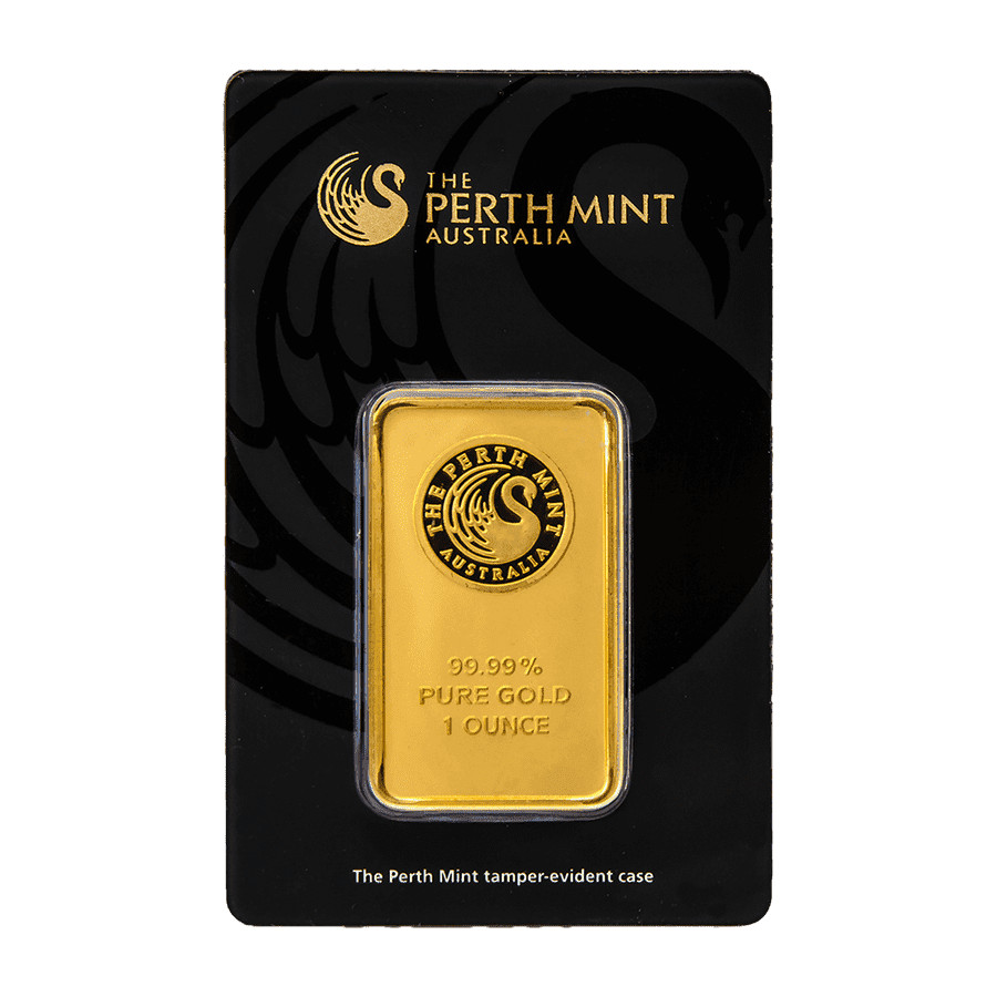 Picture of 1oz Perth Mint Gold Minted Bar