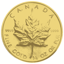Picture of 1982 1/4oz Canadian Maple P Gold Coin