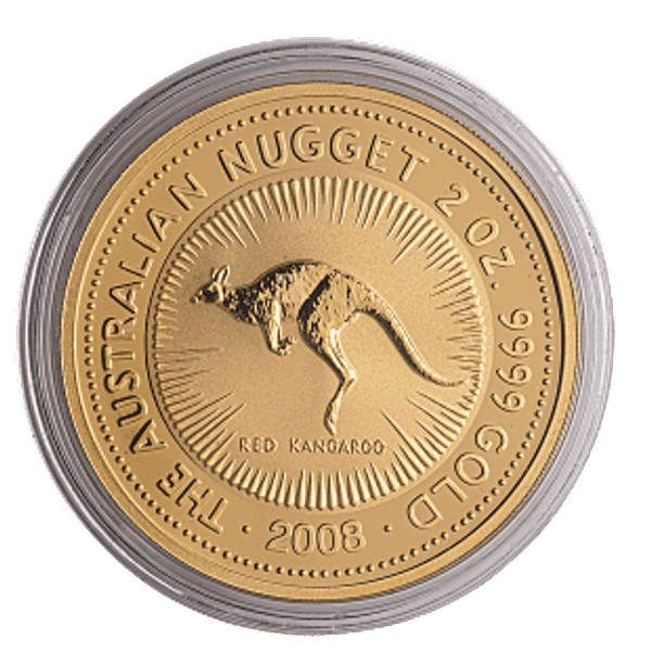 Picture of 2008 2oz Australian Kangaroo Gold Coin