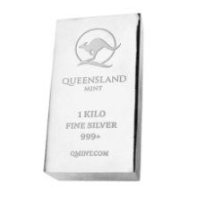 Picture of 1kg Queensland Mint Kangaroo Silver Extruded Bar