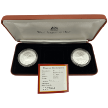 Picture of 1997 Sydney Silver Coins of The Harbour City 2 Proof Coin Set in Presentation Box