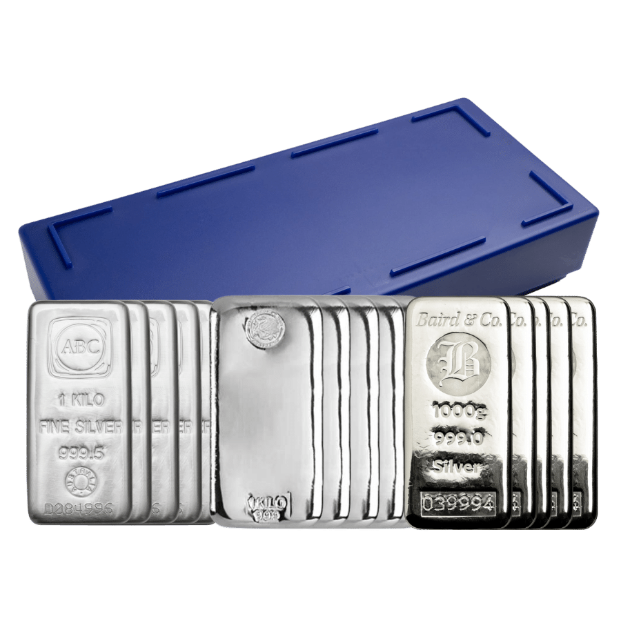 Picture of 15 x 1kg LBMA Silver Stacker Box