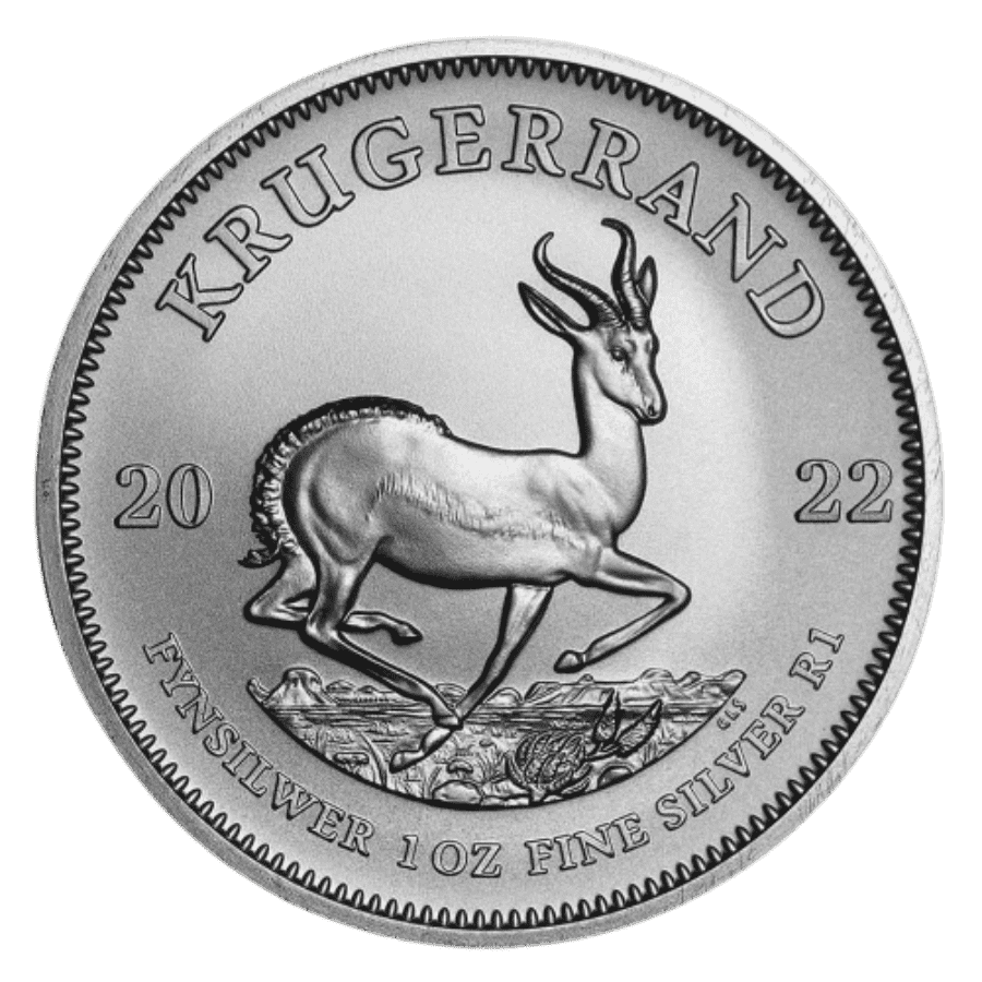Picture of 2022 1oz South African Krugerrand Silver Coin