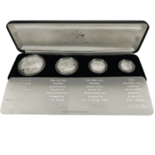 Picture of 1988 Australian Masterpieces in Silver Circulating Coins Silver 4 Coin Proof Set