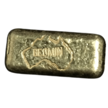 Picture of 2.42oz Vintage Geomin Gold Cast Bar