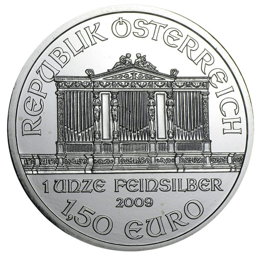 Picture of 2009 1oz Austrian Philharmonic Silver Coin