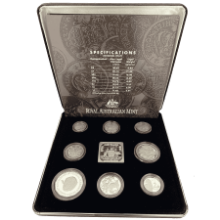 Picture of 1991 Australian Masterpieces in Silver Silver Jubliee Set Silver 9 Coin Proof Set
