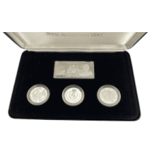 Picture of 1990 Australian Masterpieces in Silver 4-Coin Dollar Proof Set