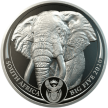 Picture of 2020 1oz Big Five Series - African Elephant Platinum Coin